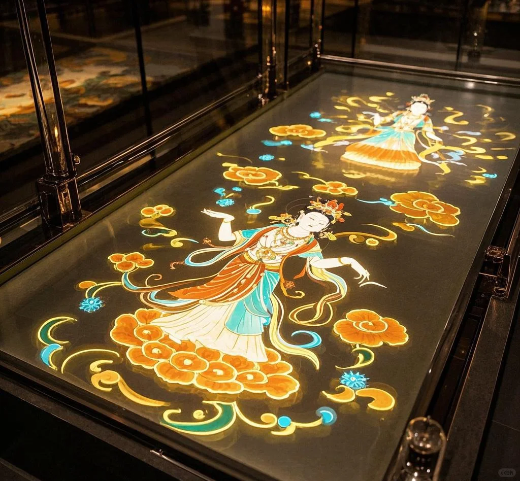 敦煌壁画3D光雕复原欣赏