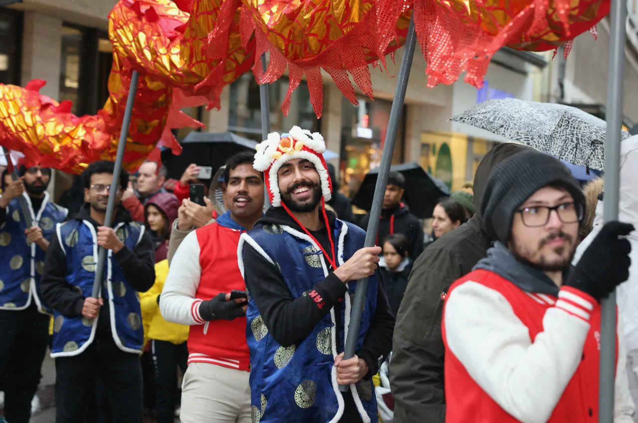 老外欢度中国新年