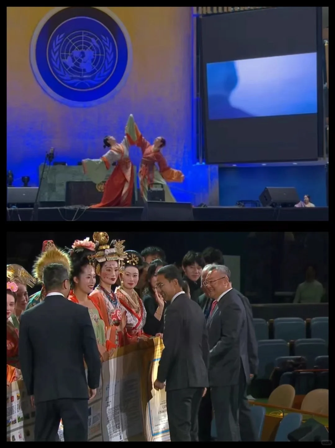 中国装束复原走进美国纽约联合国总部