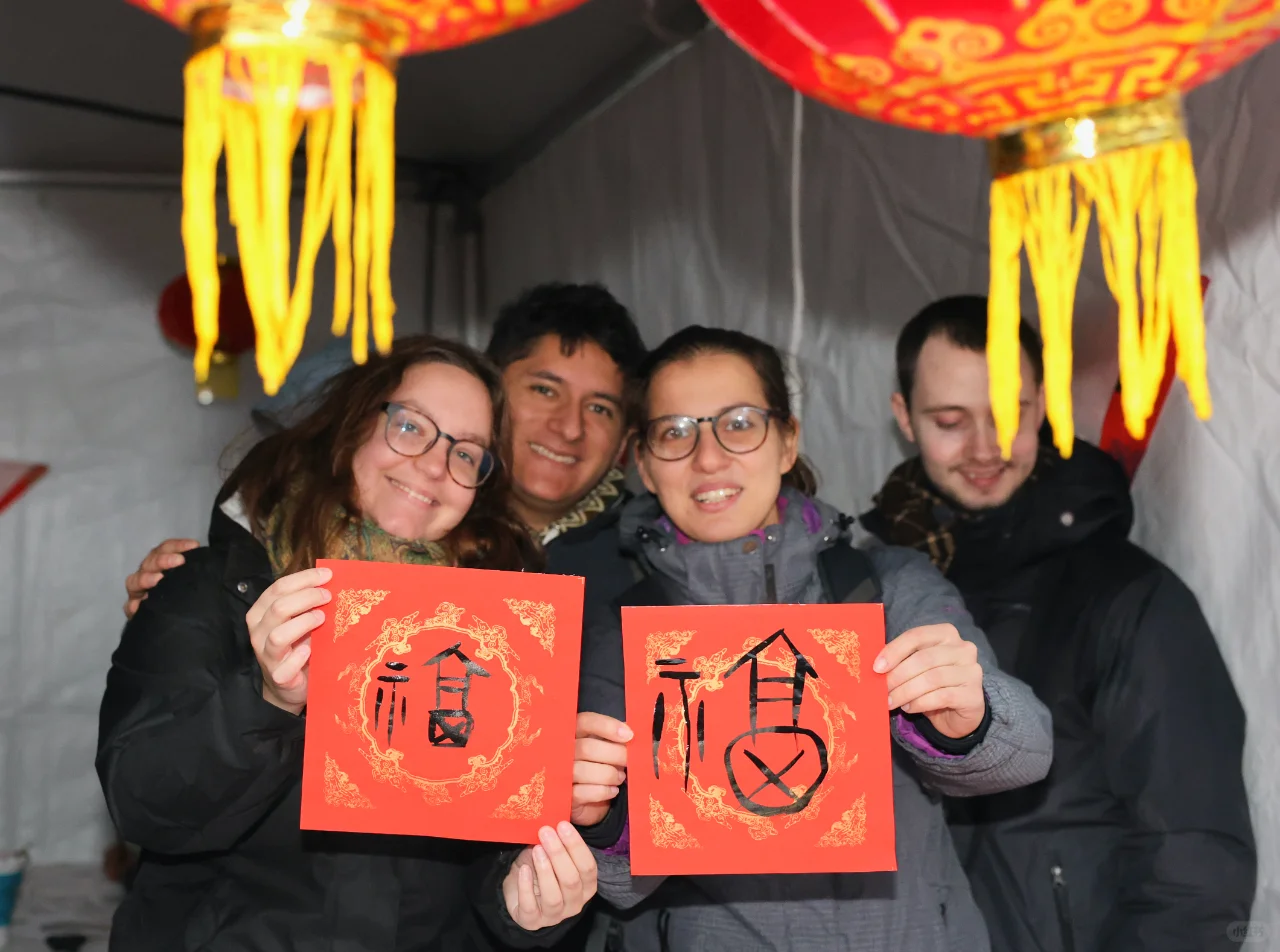 老外欢度中国新年