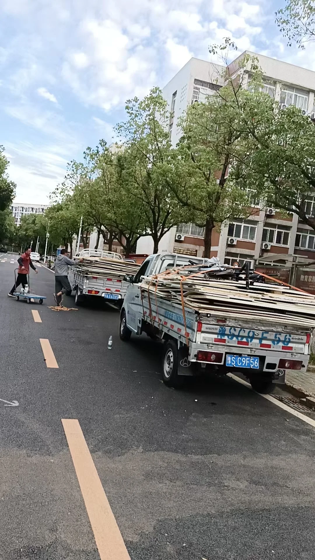 开工前的废品回收