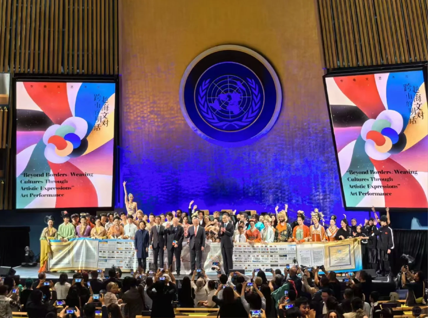 中国装束复原走进美国纽约联合国总部