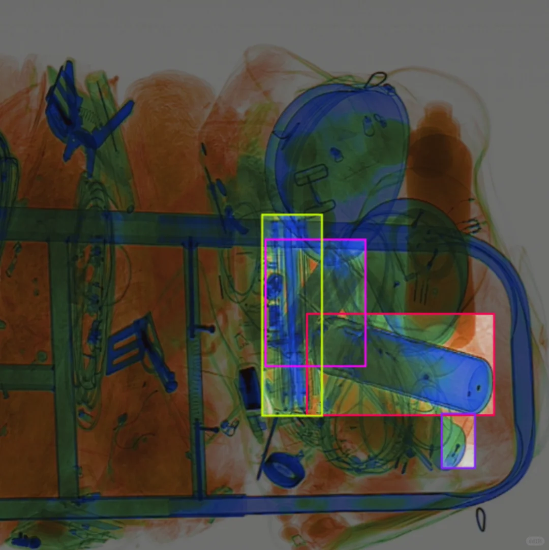 智慧安防识别数据集 地铁安检XRAY图像识别