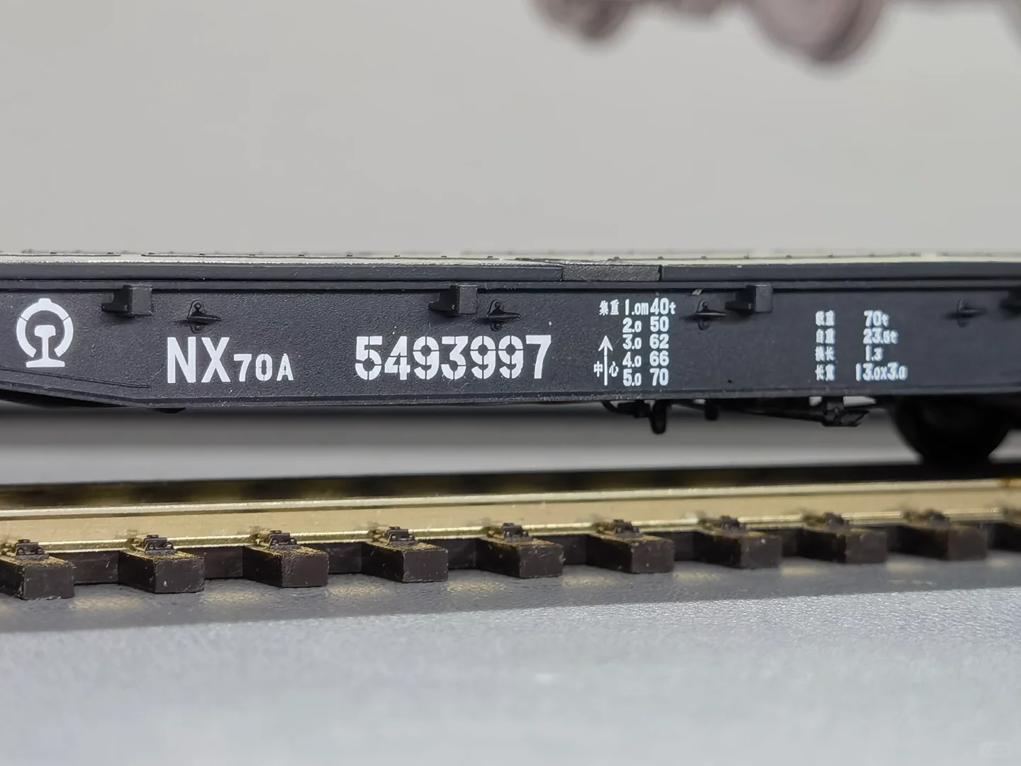 火车模型｜NX70A型通用平车