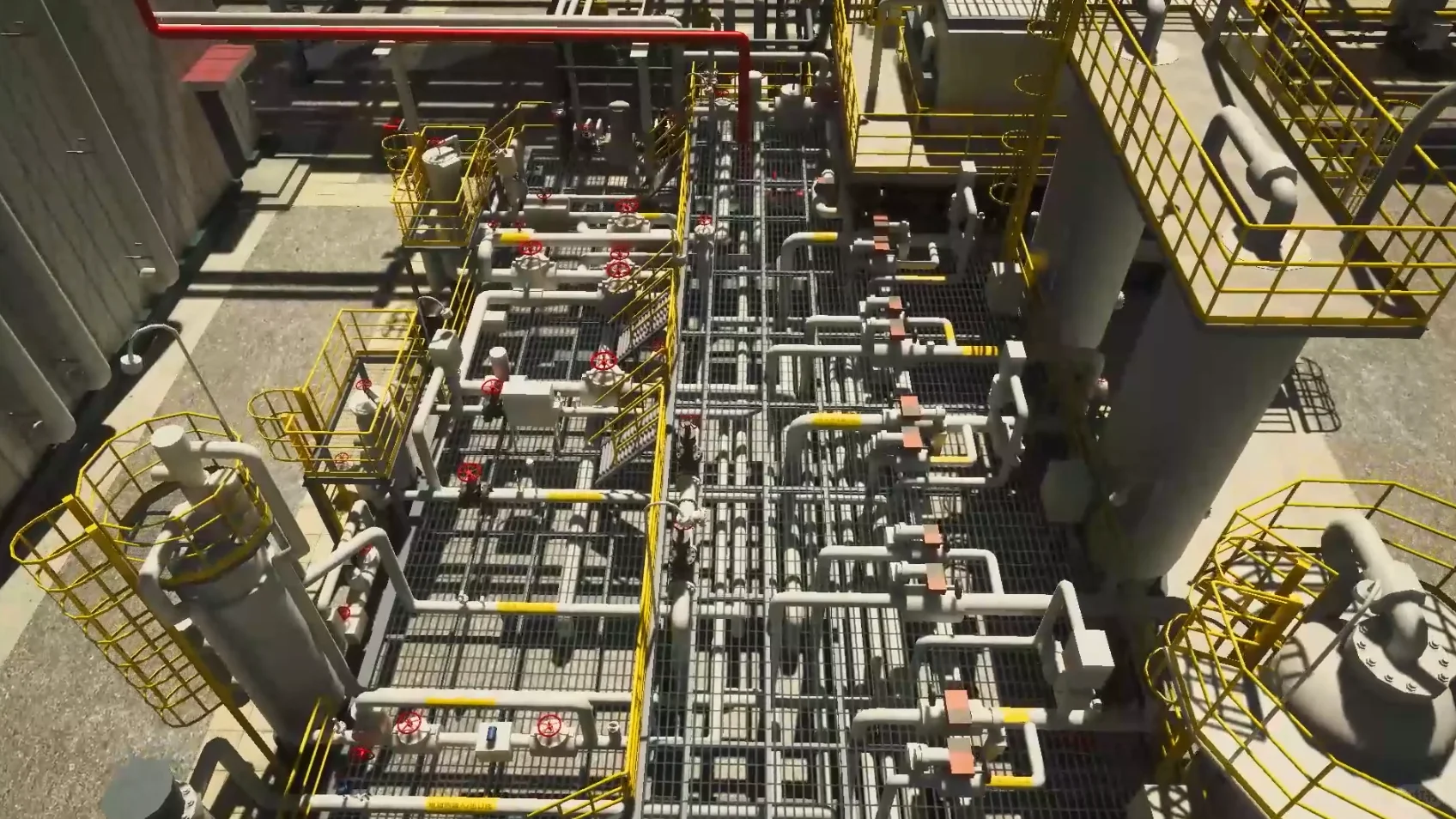 ?燃气厂，三维扫描建模?