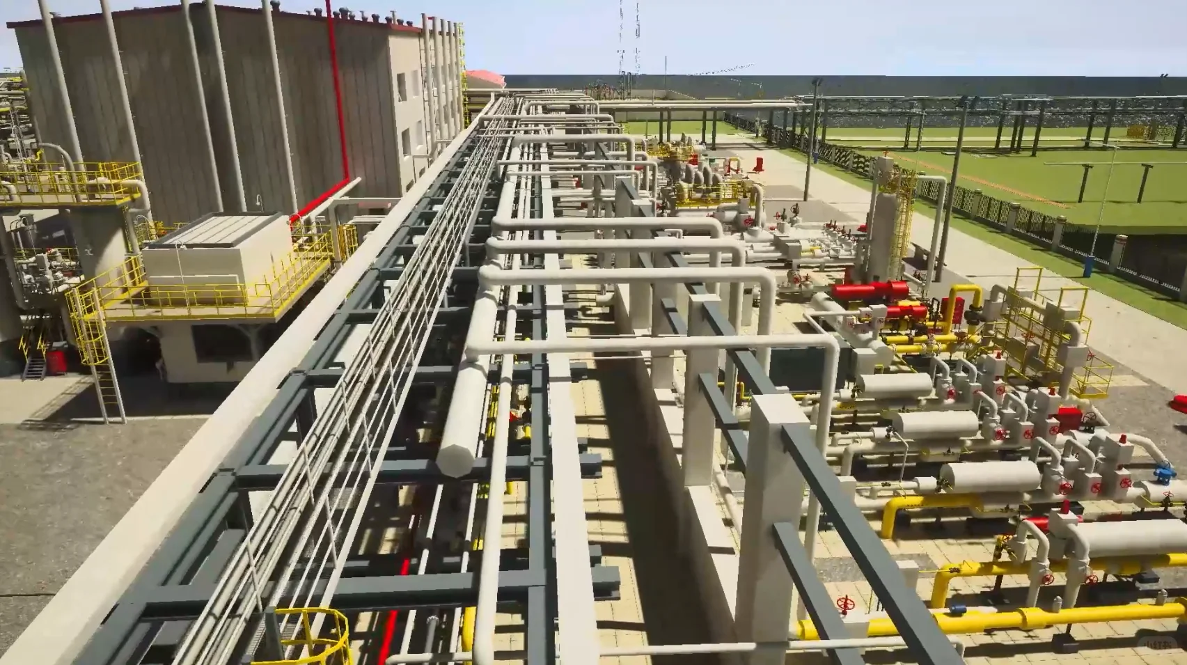 ?燃气厂，三维扫描建模?