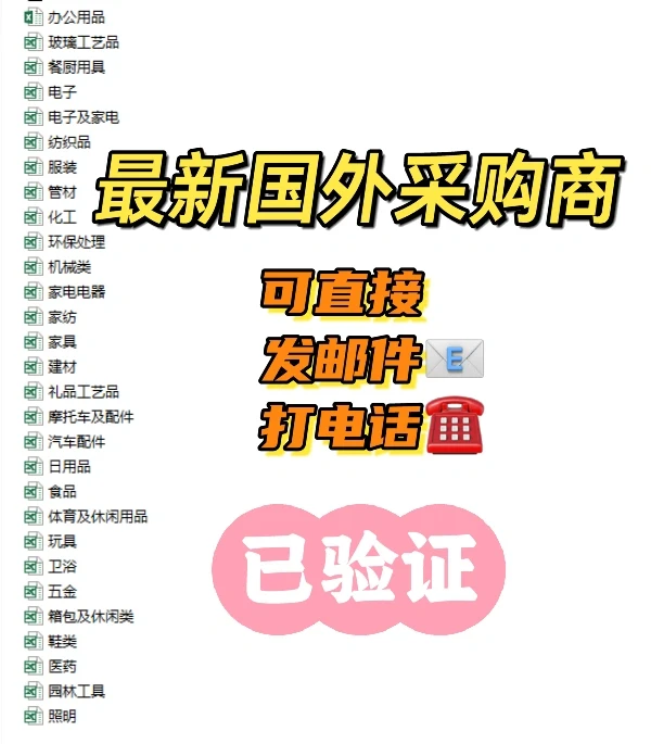 2023最新国外采购商资源