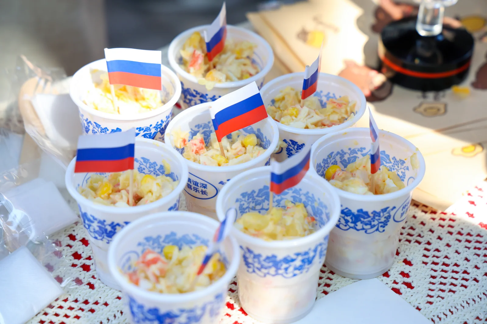 今天的国际文化节！