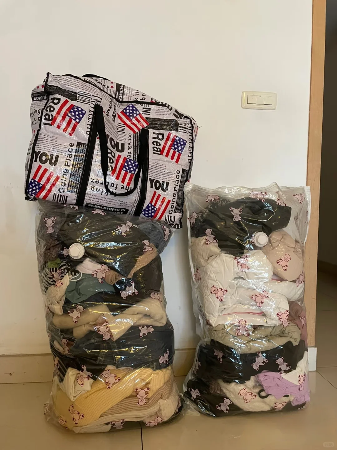 我快急死了，我说旧衣服可以换钱!你们都不