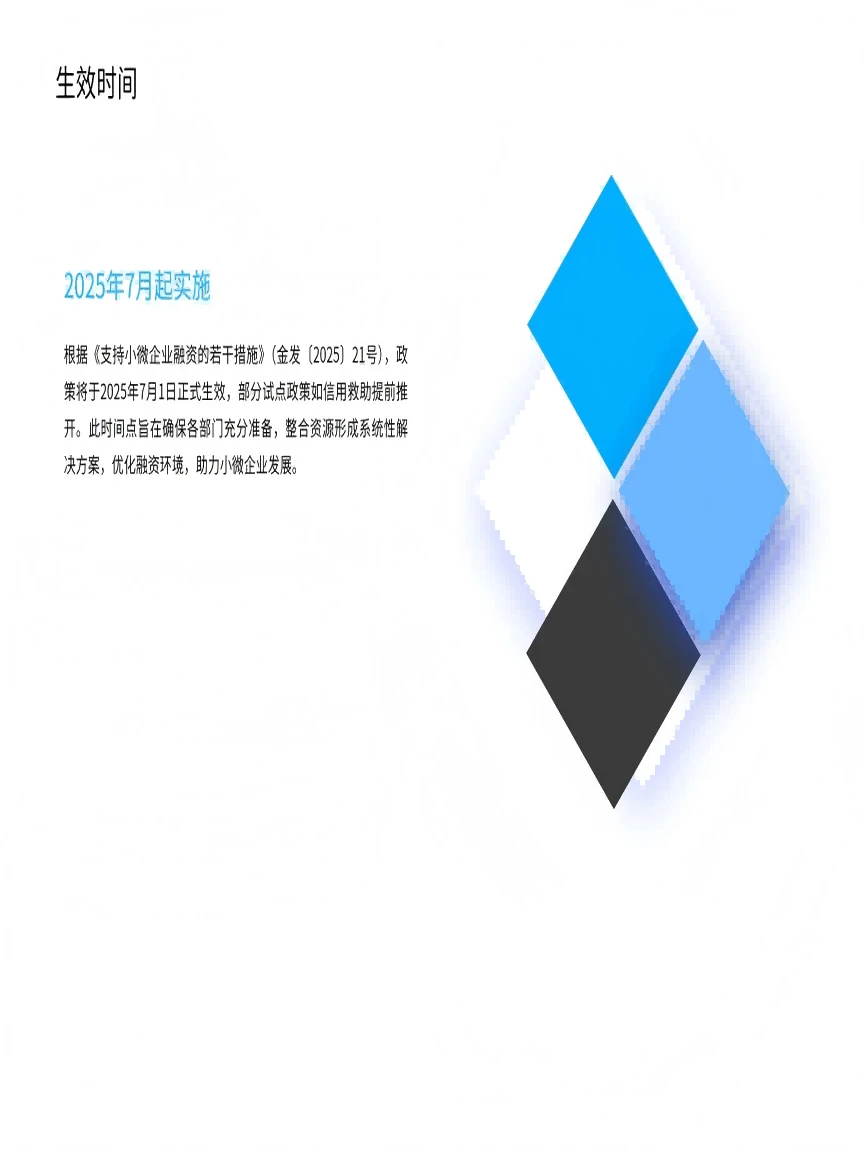 《支持小微企业融资的若干措施》