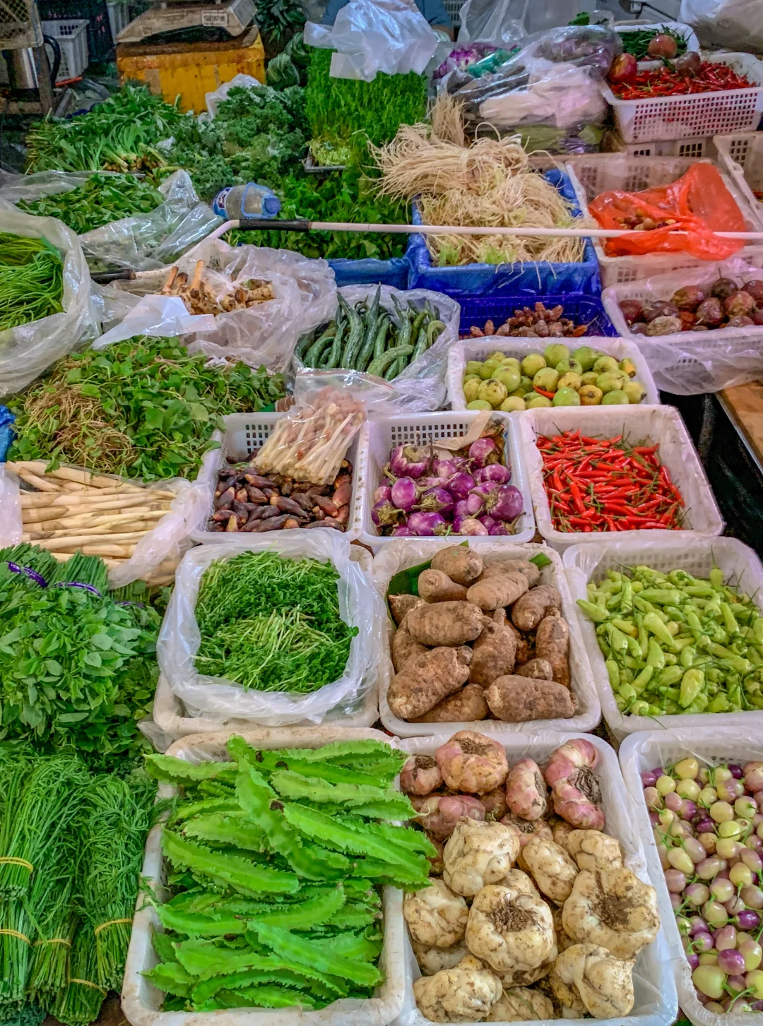 昆明菜市场真的是秋天的色彩美学