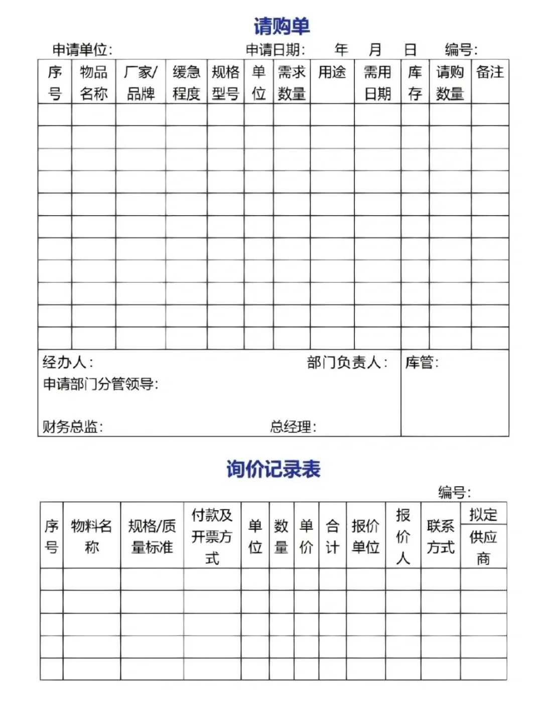采购部管理制度，纯干货