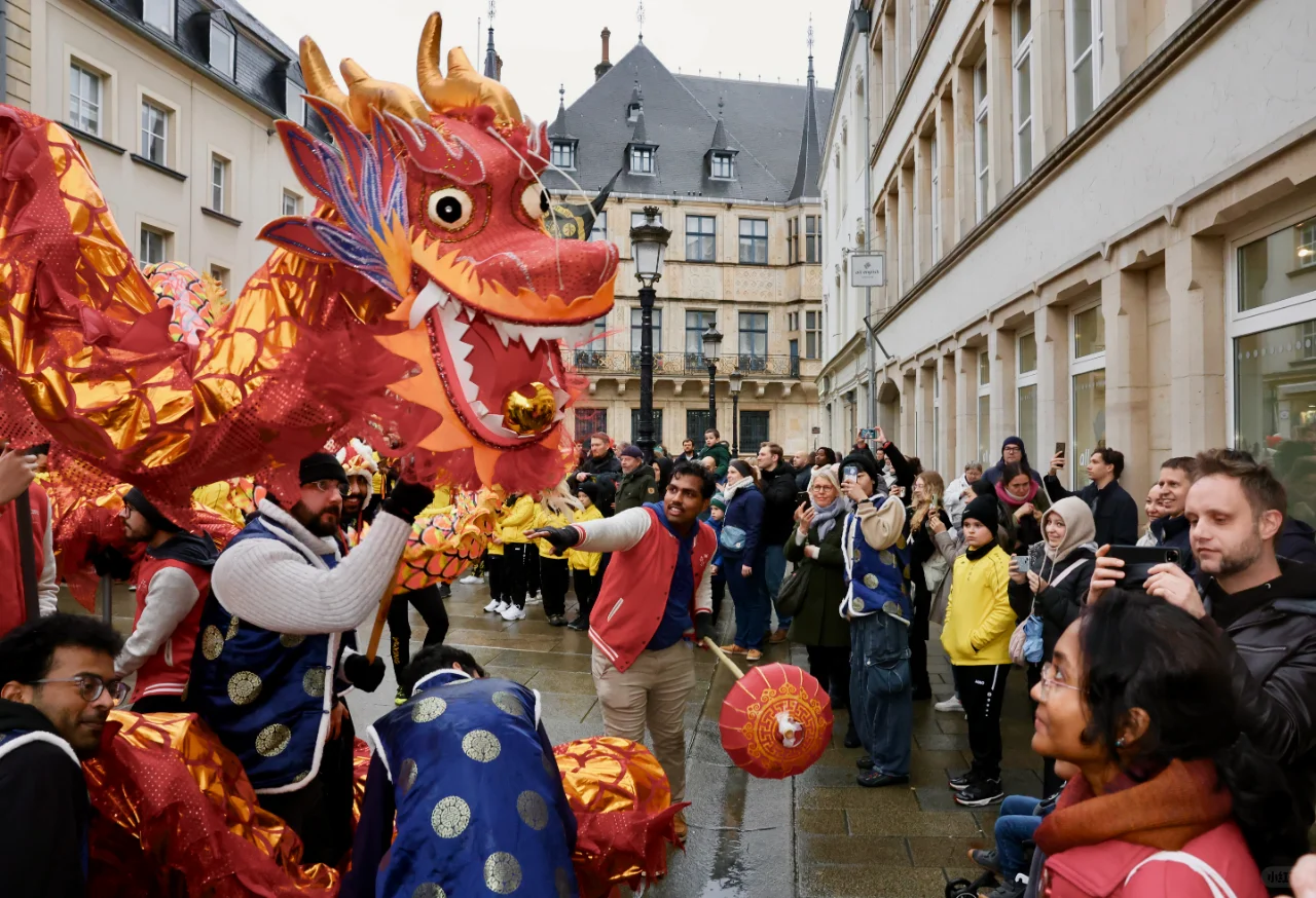 老外欢度中国新年