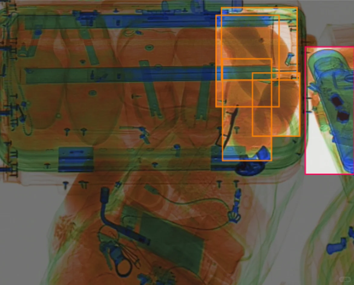 智慧安防识别数据集 地铁安检XRAY图像识别