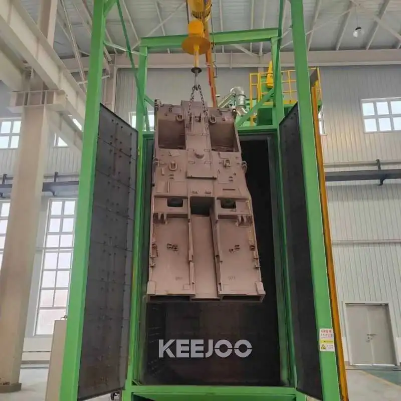 吊钩抛丸机--成品细节展示