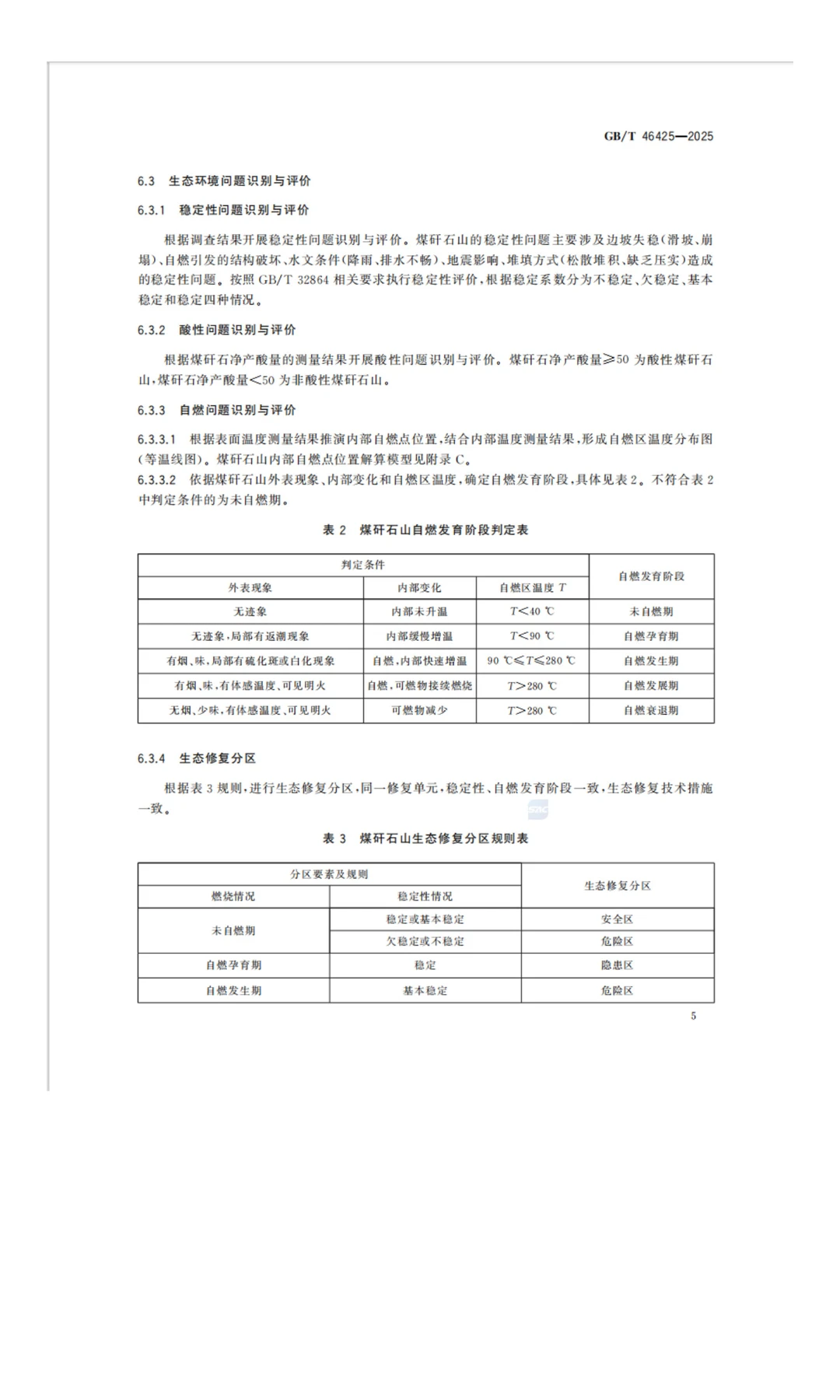《煤矸石山生态修复技术规范》