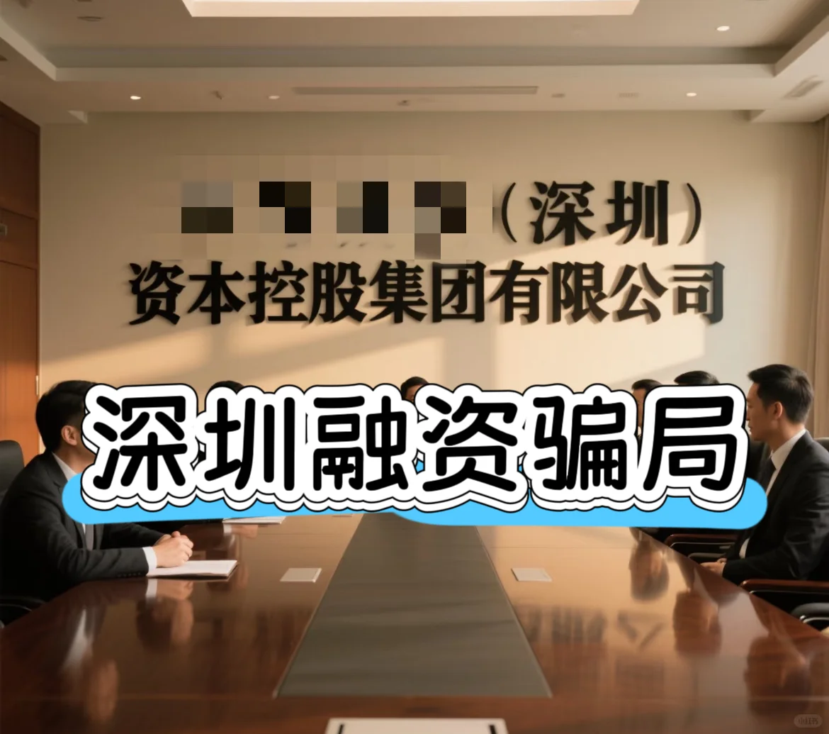 融资骗局太多了...