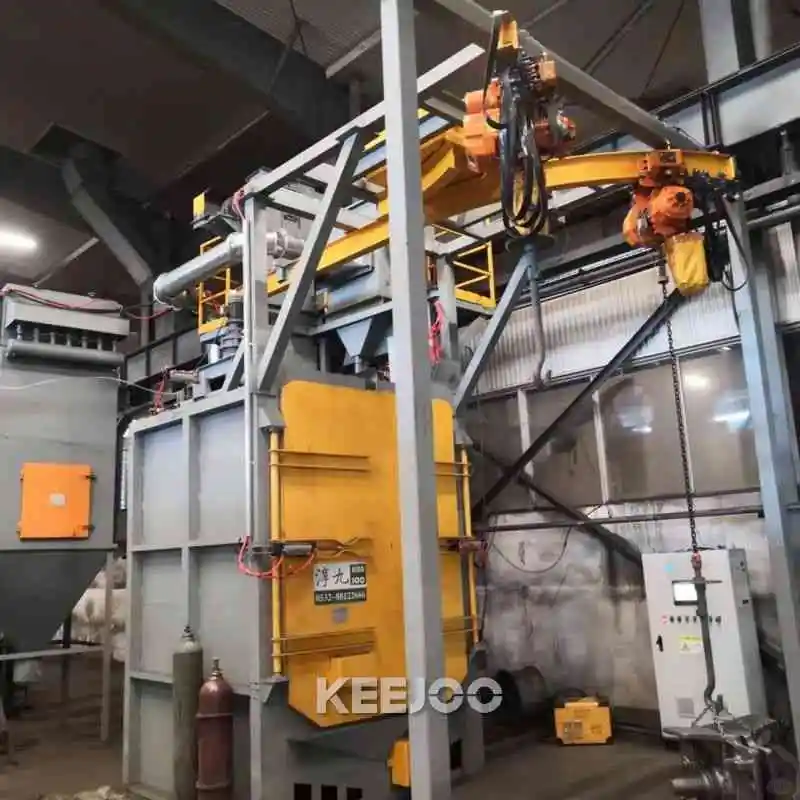 吊钩抛丸机--成品细节展示