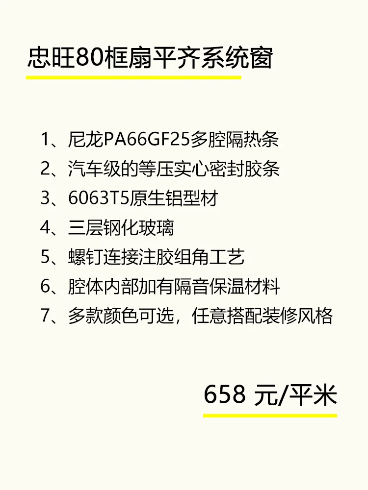 2025年北京忠旺门窗工厂价格表