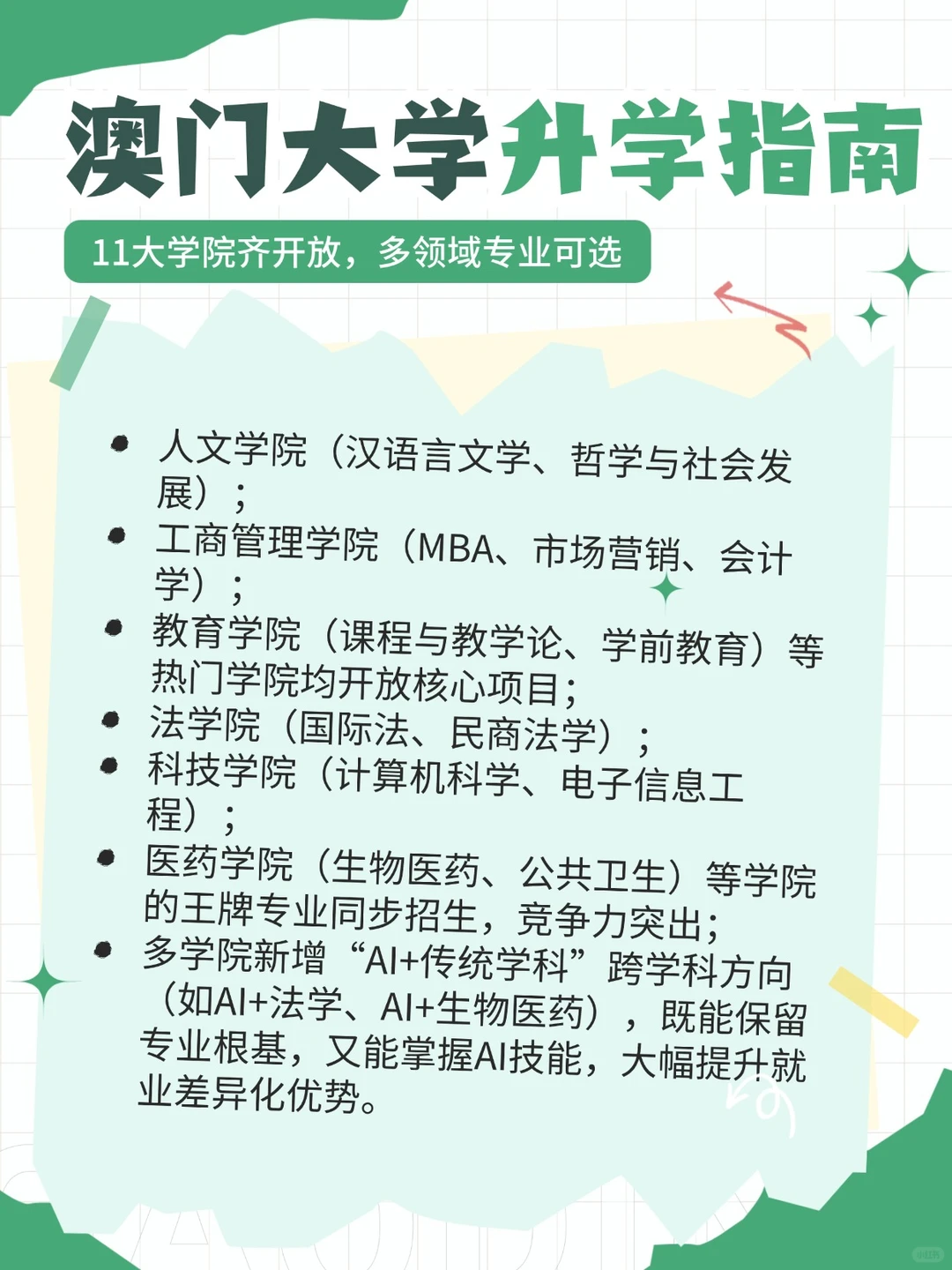 ?【澳门大学26fall硕士】申请黄金期到！