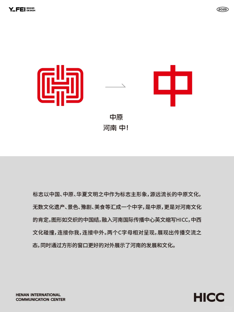河南国际传播中心logo优秀及人气奖丨原创