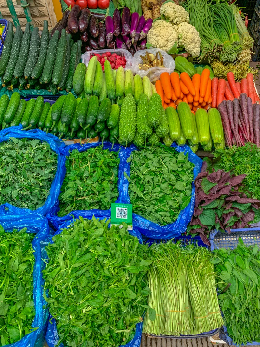 昆明菜市场真的是秋天的色彩美学