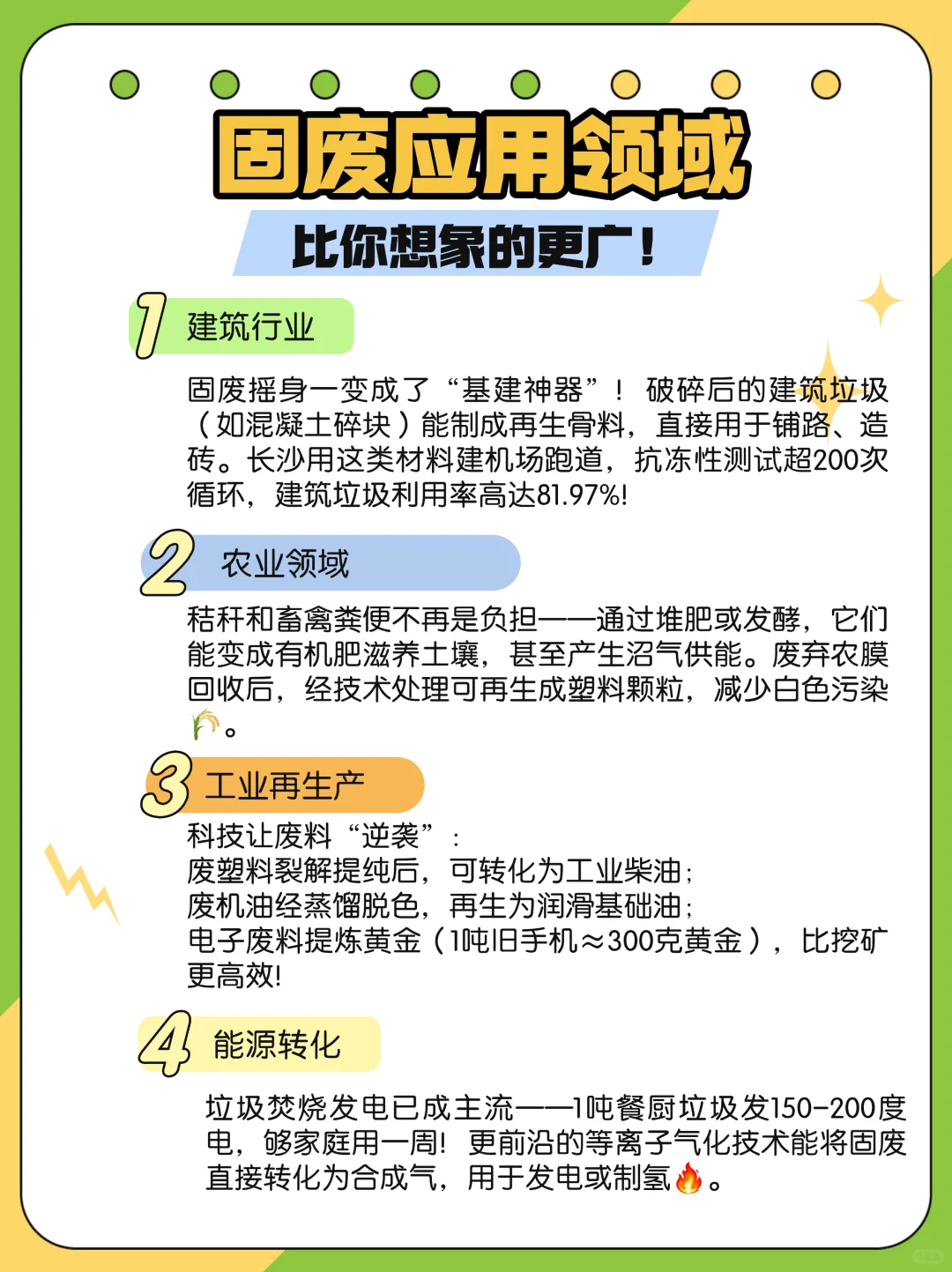 每天学习一个再生资源知识——固废