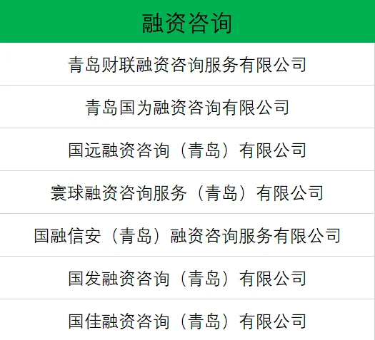 融资咨询公司转让