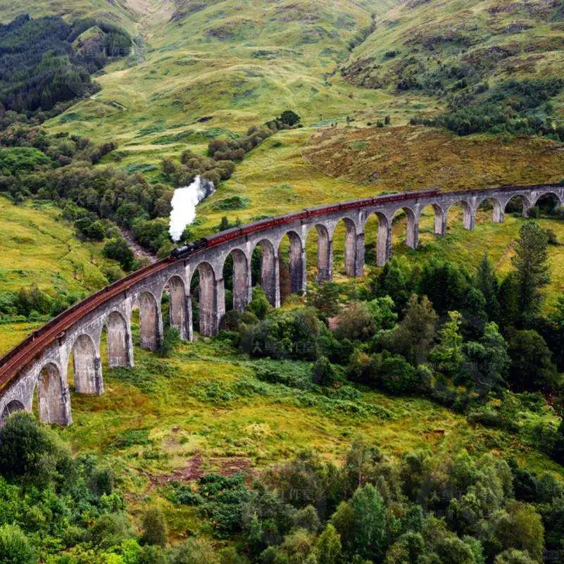 ?怀旧风火车图超适合做设计素材