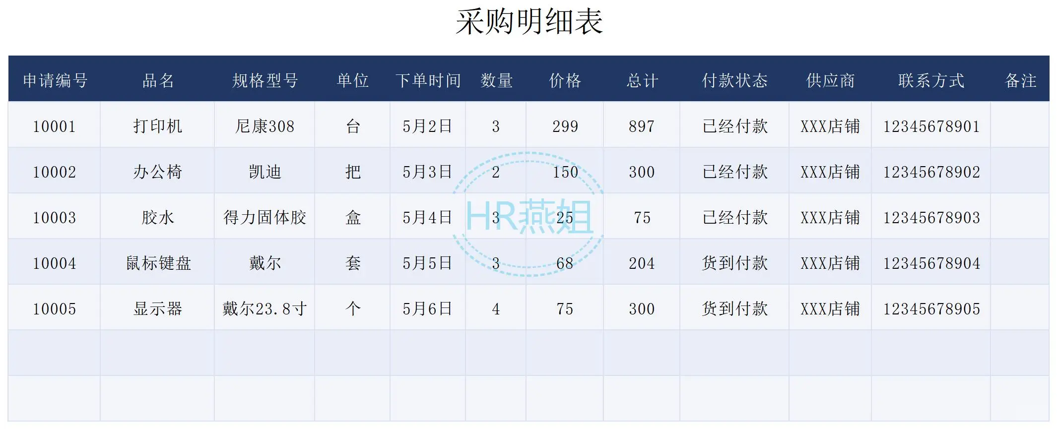 《采购管理系统》