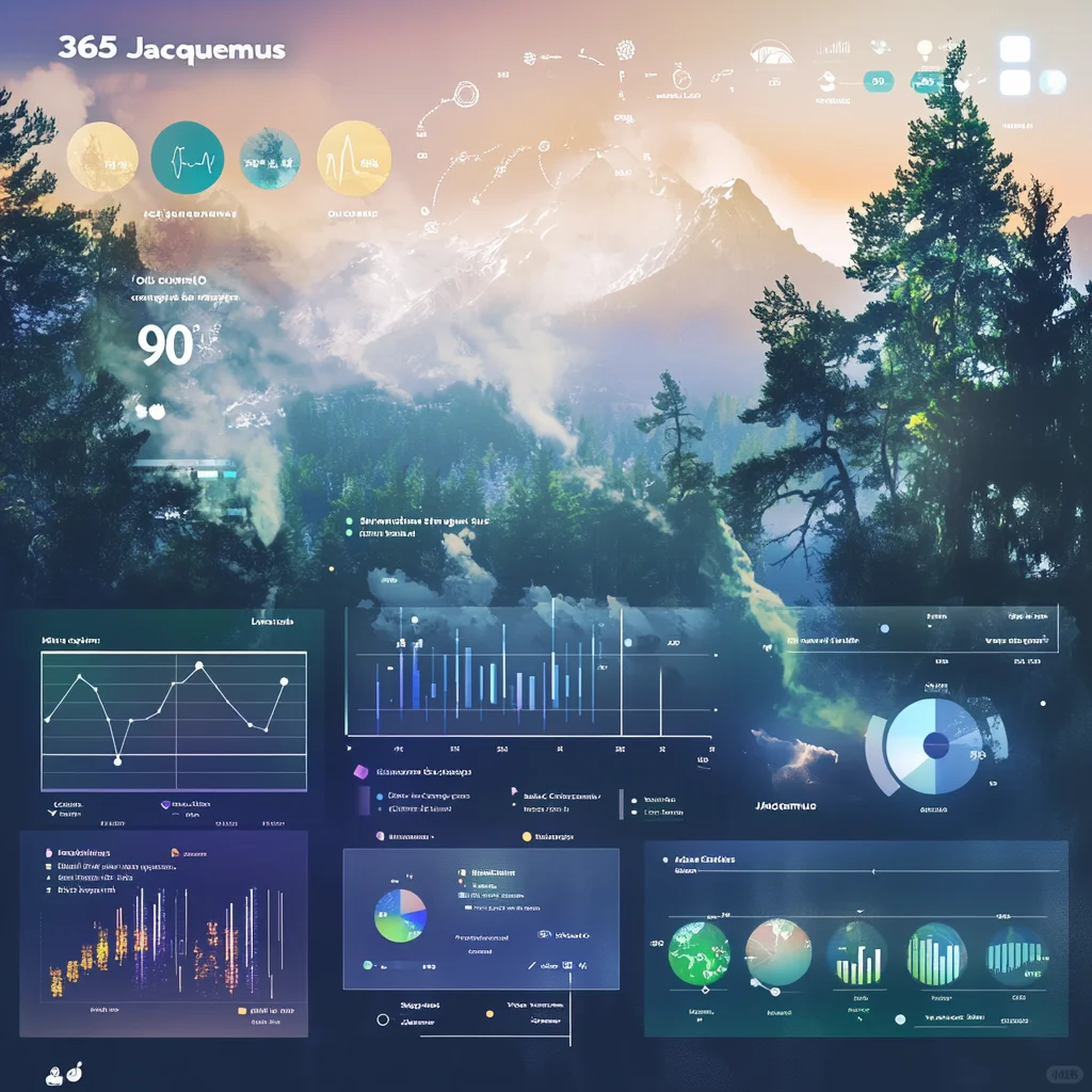 AI绘画丨环境监测界面设计