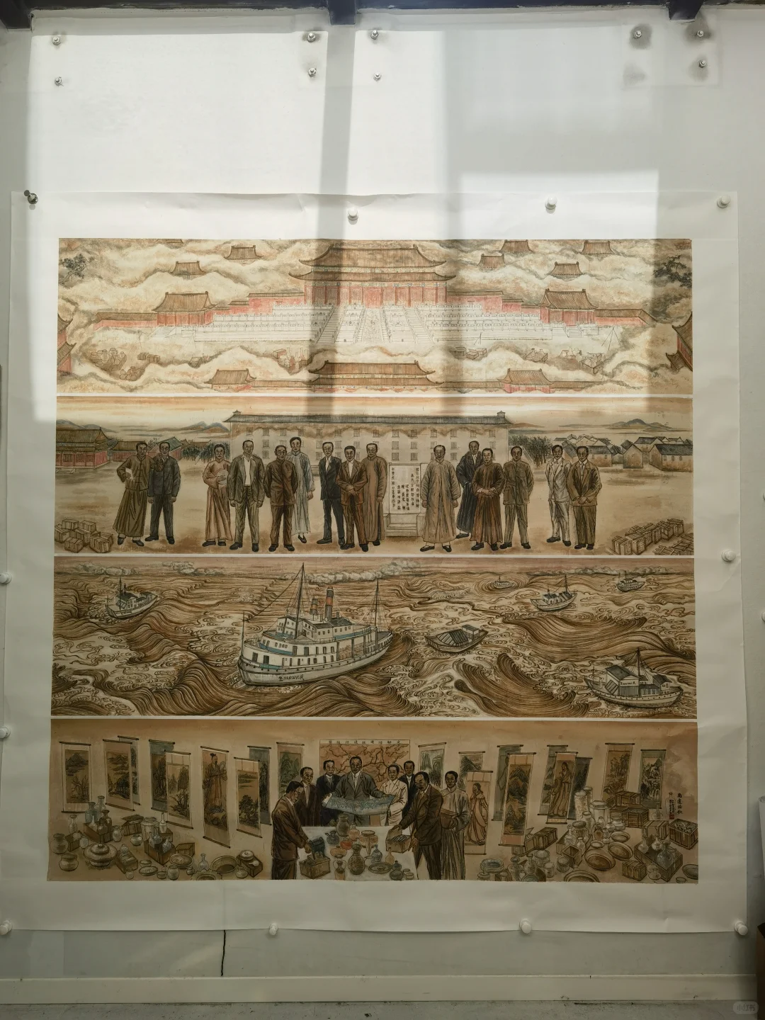 入选央视、人美、国家画院主办的国展（故宫