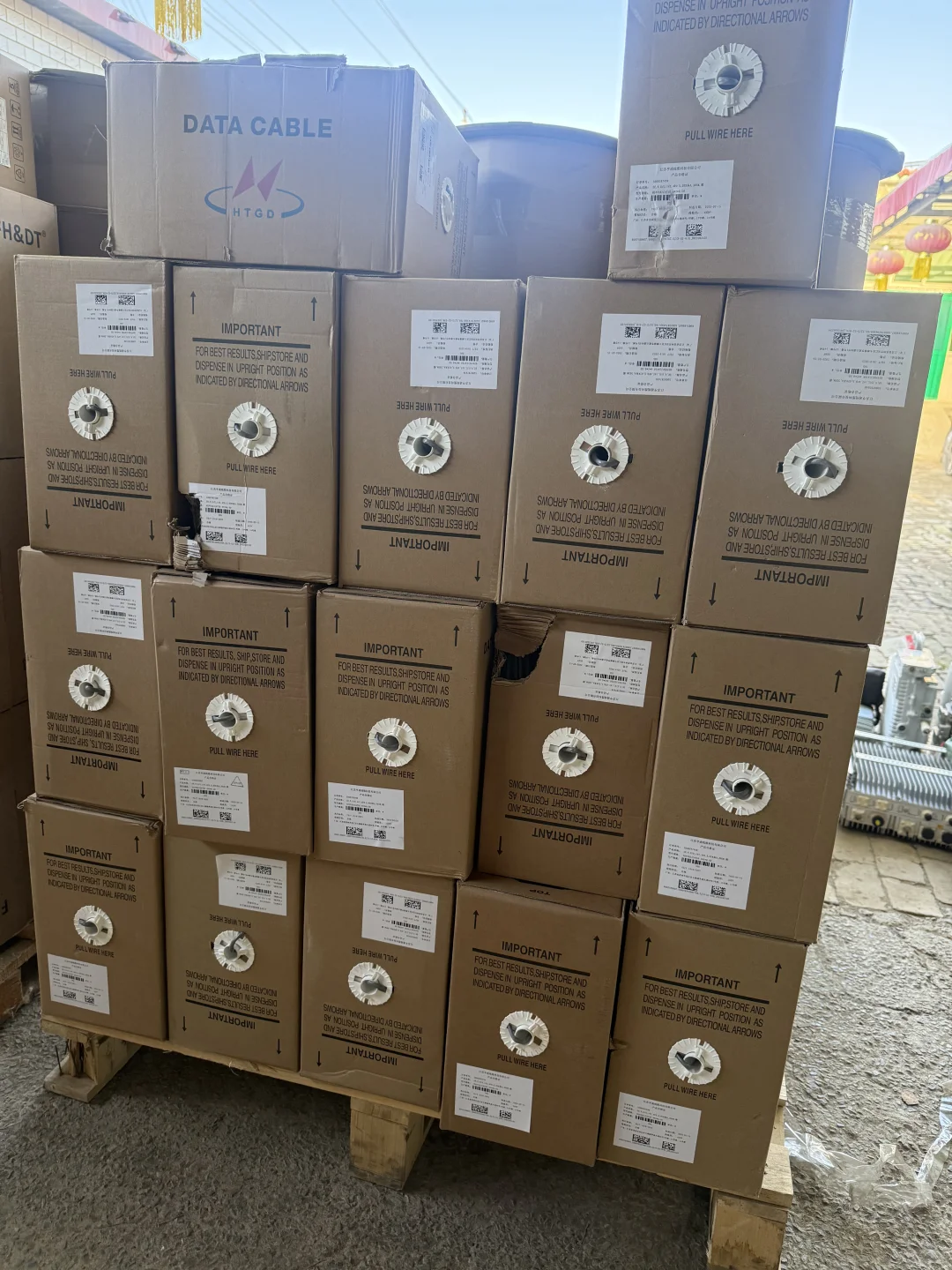 超五类超六类网线处理，全新整箱网线处理