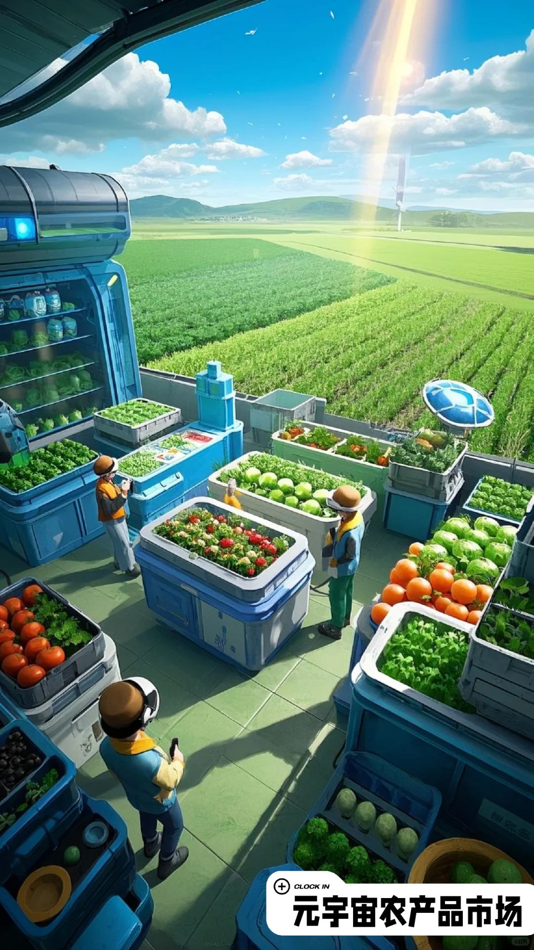 元宇宙农产品市场