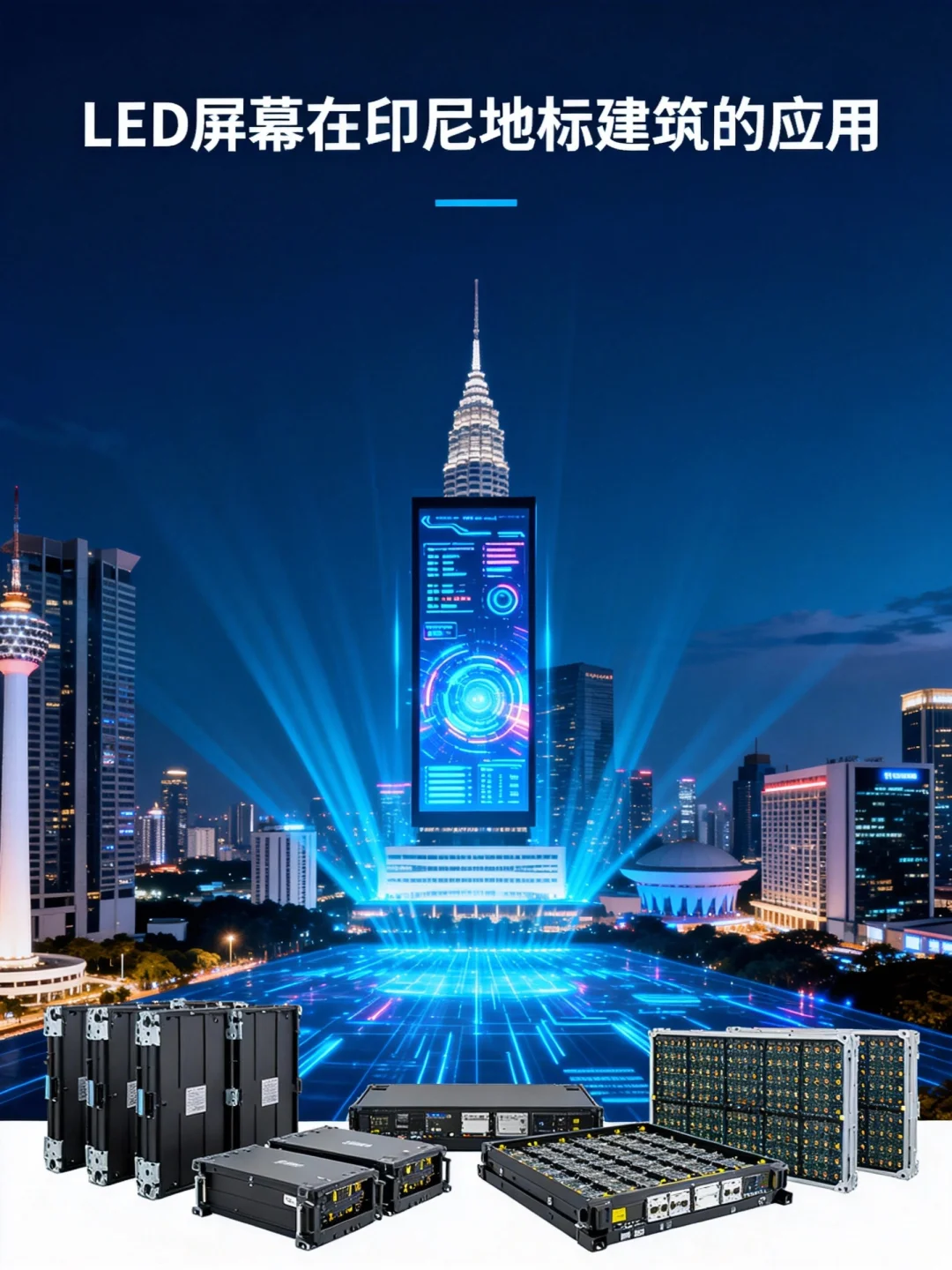 LED显示屏出海印尼｜点亮千岛之国视觉盛宴