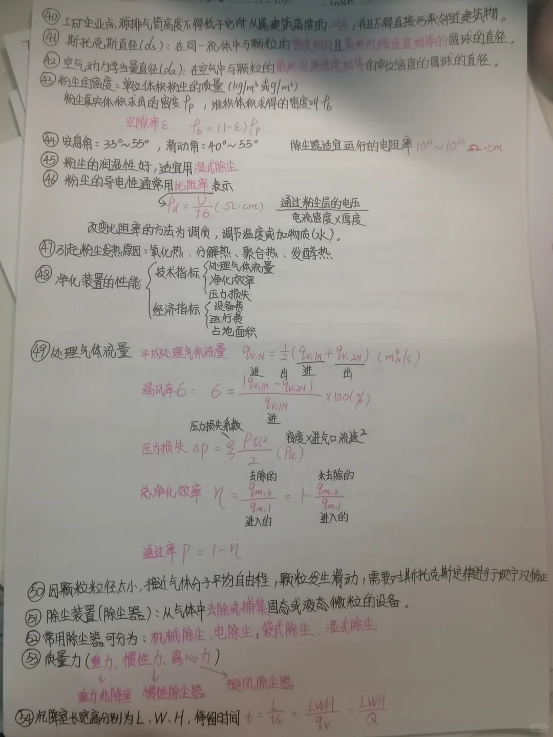 大学生自救指南｜大气污染控制笔记分享