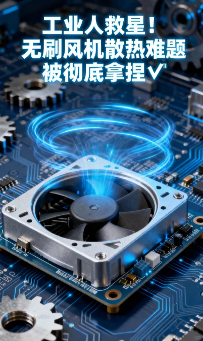 工业人救星！无刷风机散热难题被彻底拿捏