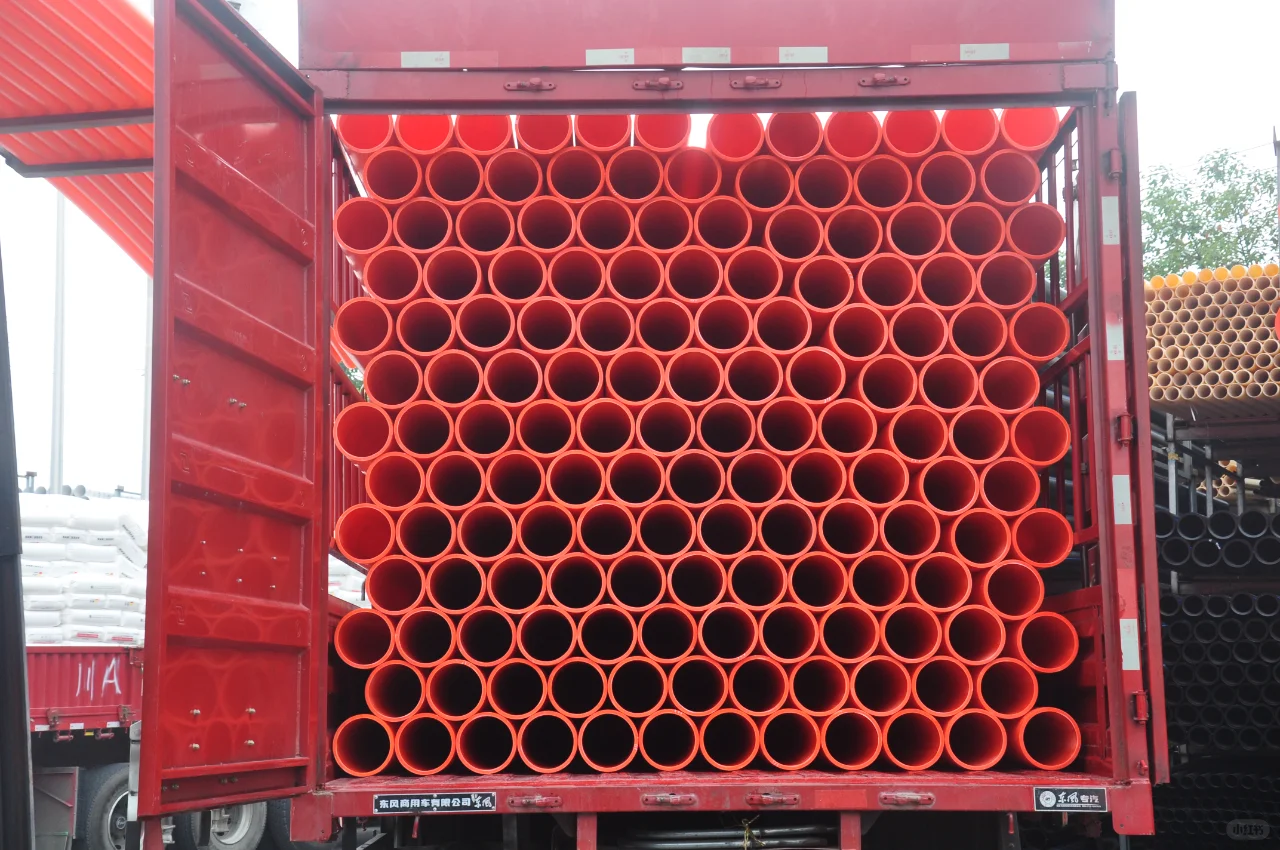 MPP电力管装车发货