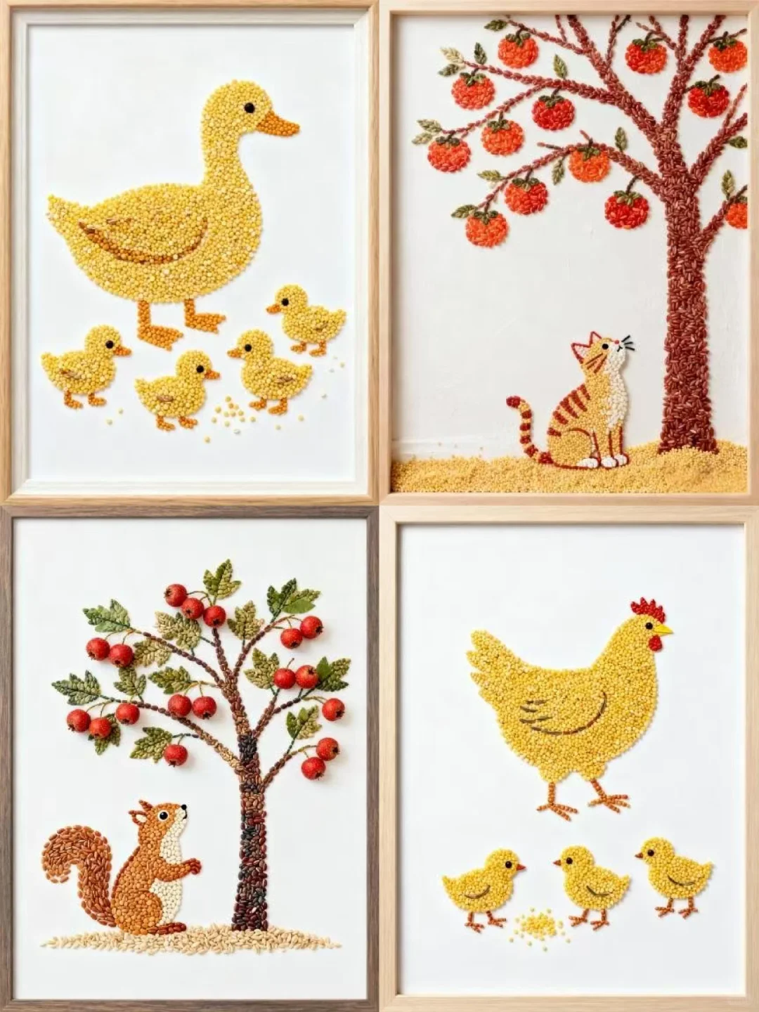 挑战五谷杂粮拼贴画第706天|小动物