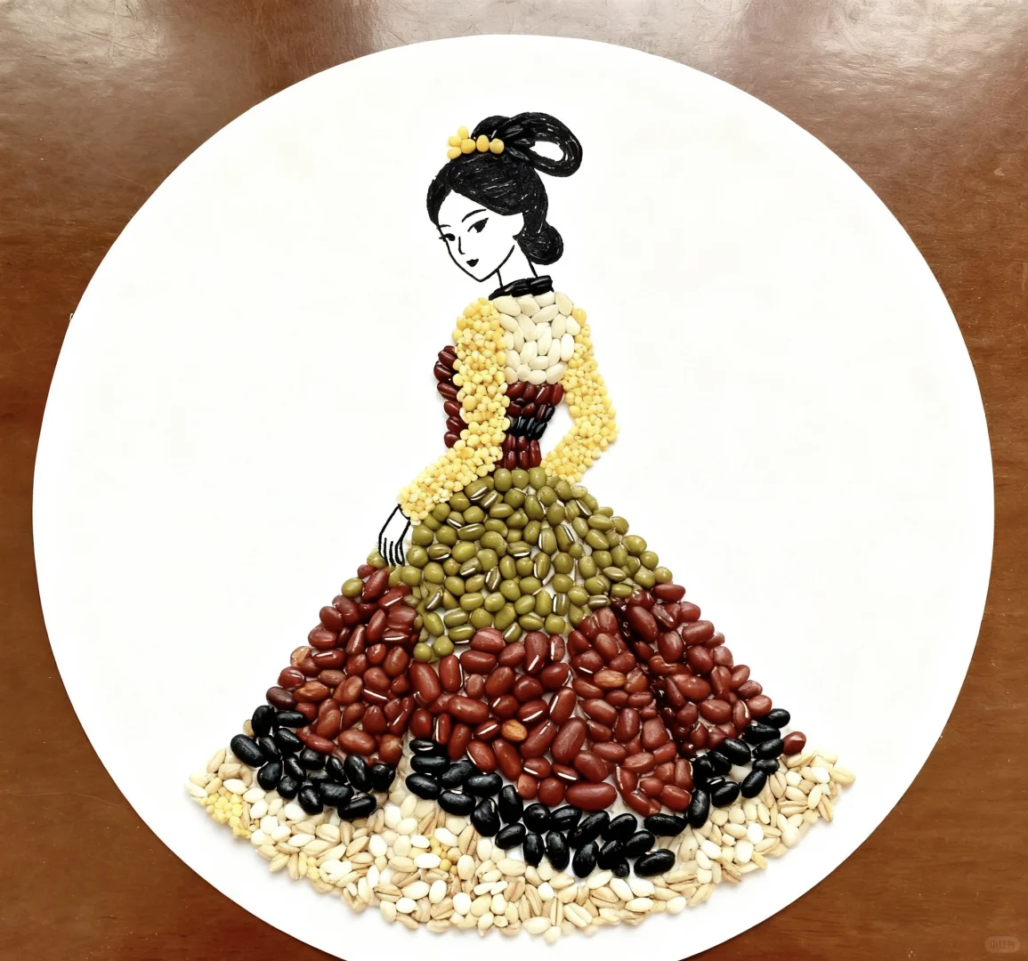 救命，五谷杂粮拼的古风美人太绝啦