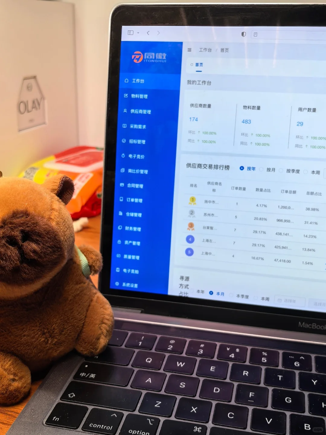 公司新买的SRM系统，确实好用，这钱真没白花