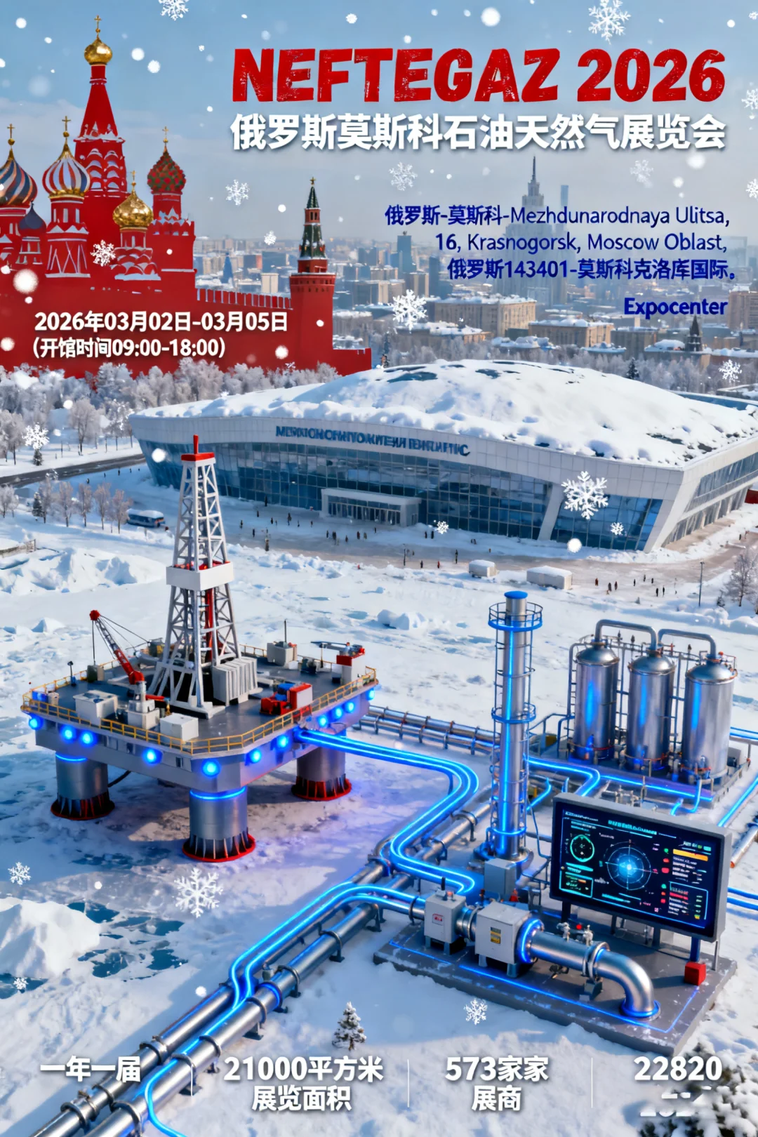 俄罗斯莫斯科石油天然气展览会 NEFTEGAZ