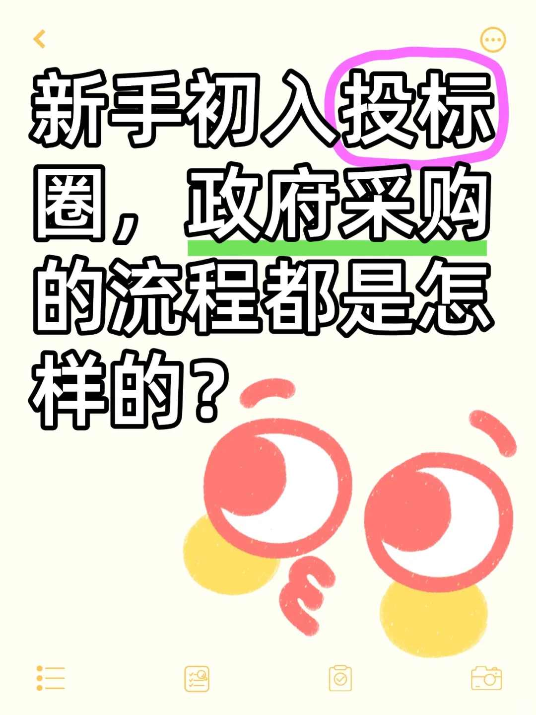 新手初入投标圈,政府采购的流程是怎样的?