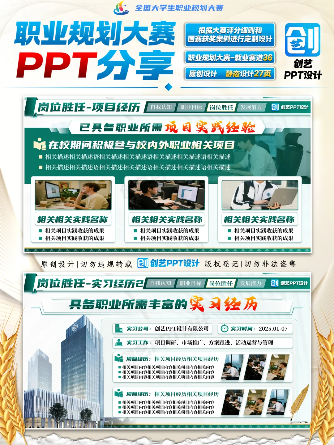 电商主理人职业规划之路ppt?职规赛ppt