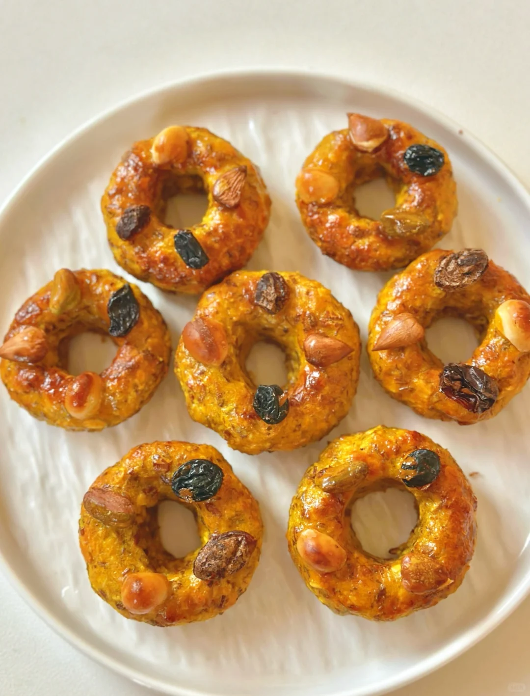 低卡低脂，坚果南瓜麦片圈，好吃又健康