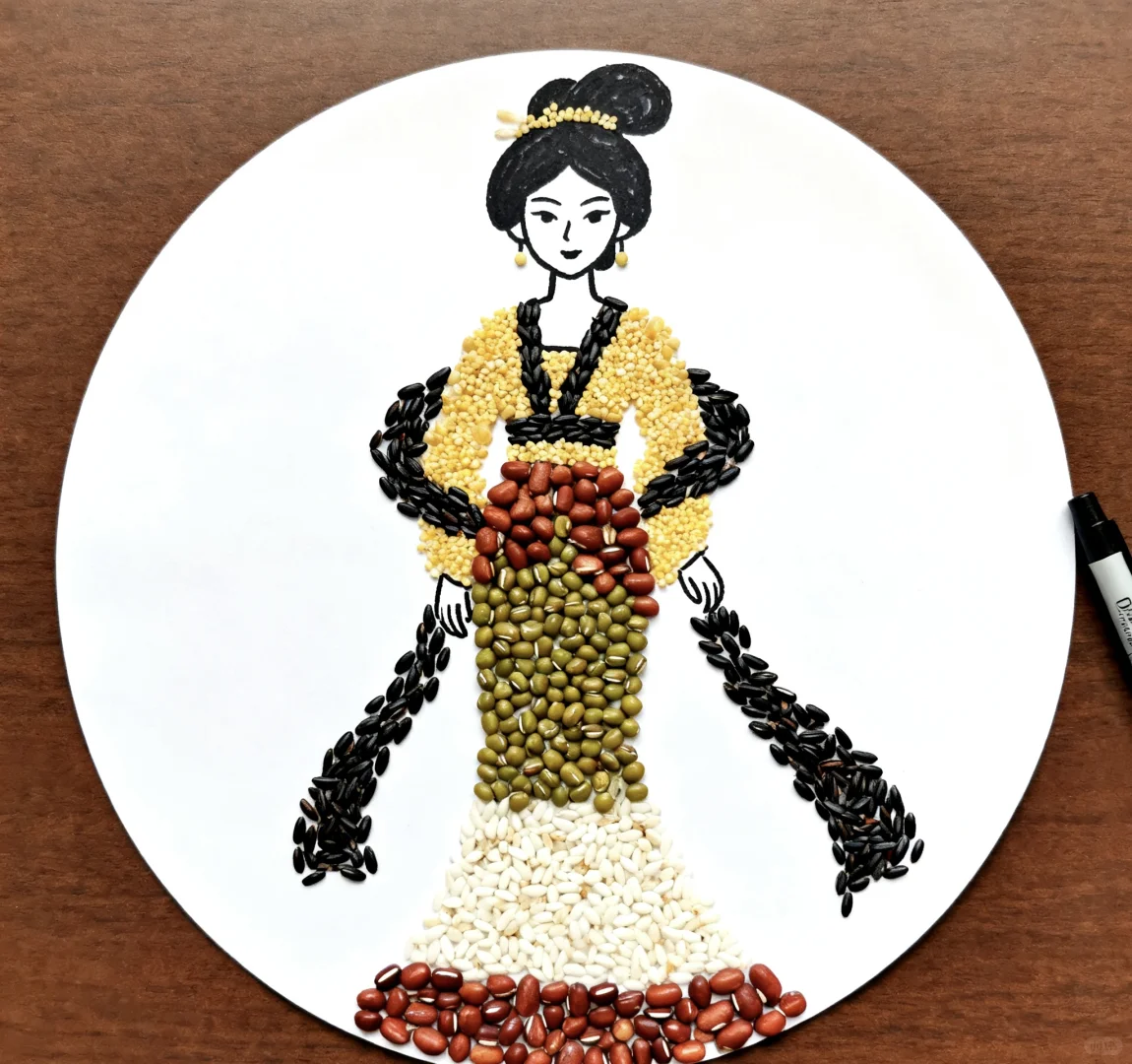 救命，五谷杂粮拼的古风美人太绝啦