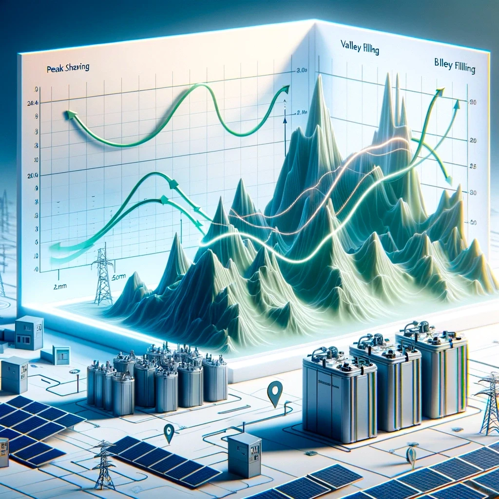 储能削峰填谷效果图