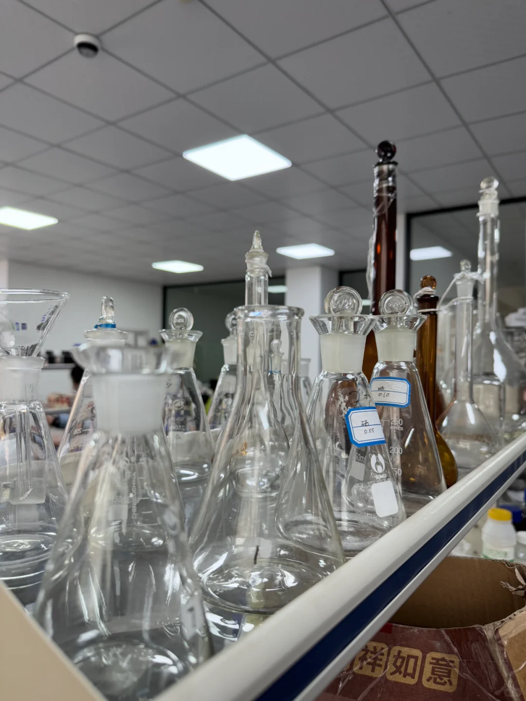 水质检测实验中