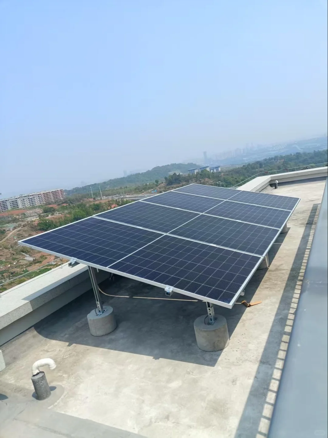重庆光伏安装|装了光伏板，建了一座发电站
