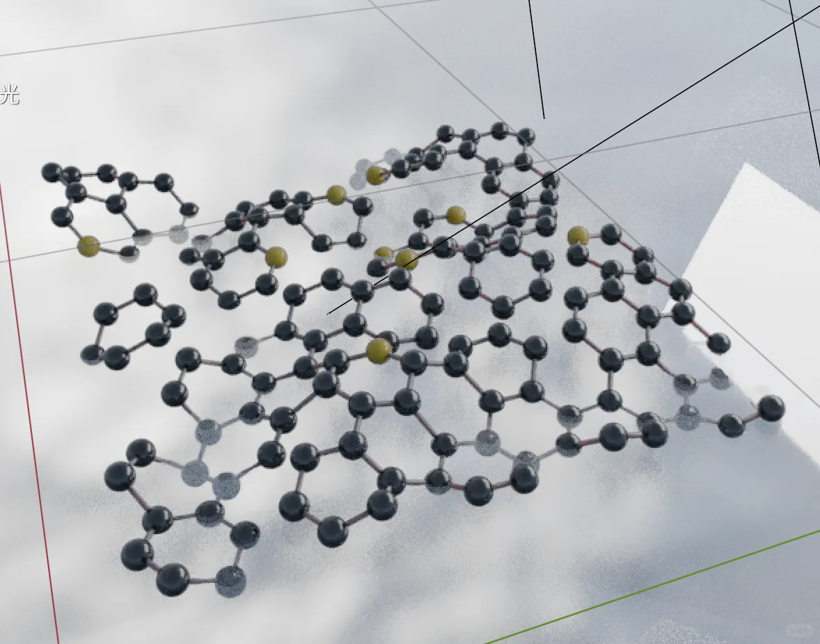 缺陷态石墨烯 /blender渲染制作/